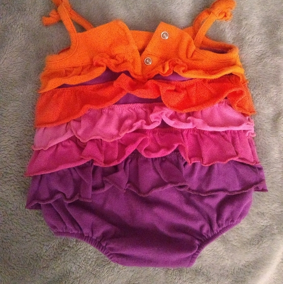 ⭐buy 2 get 1 free⭐ colorful summer baby ruffled romper - Picture 11 of 15